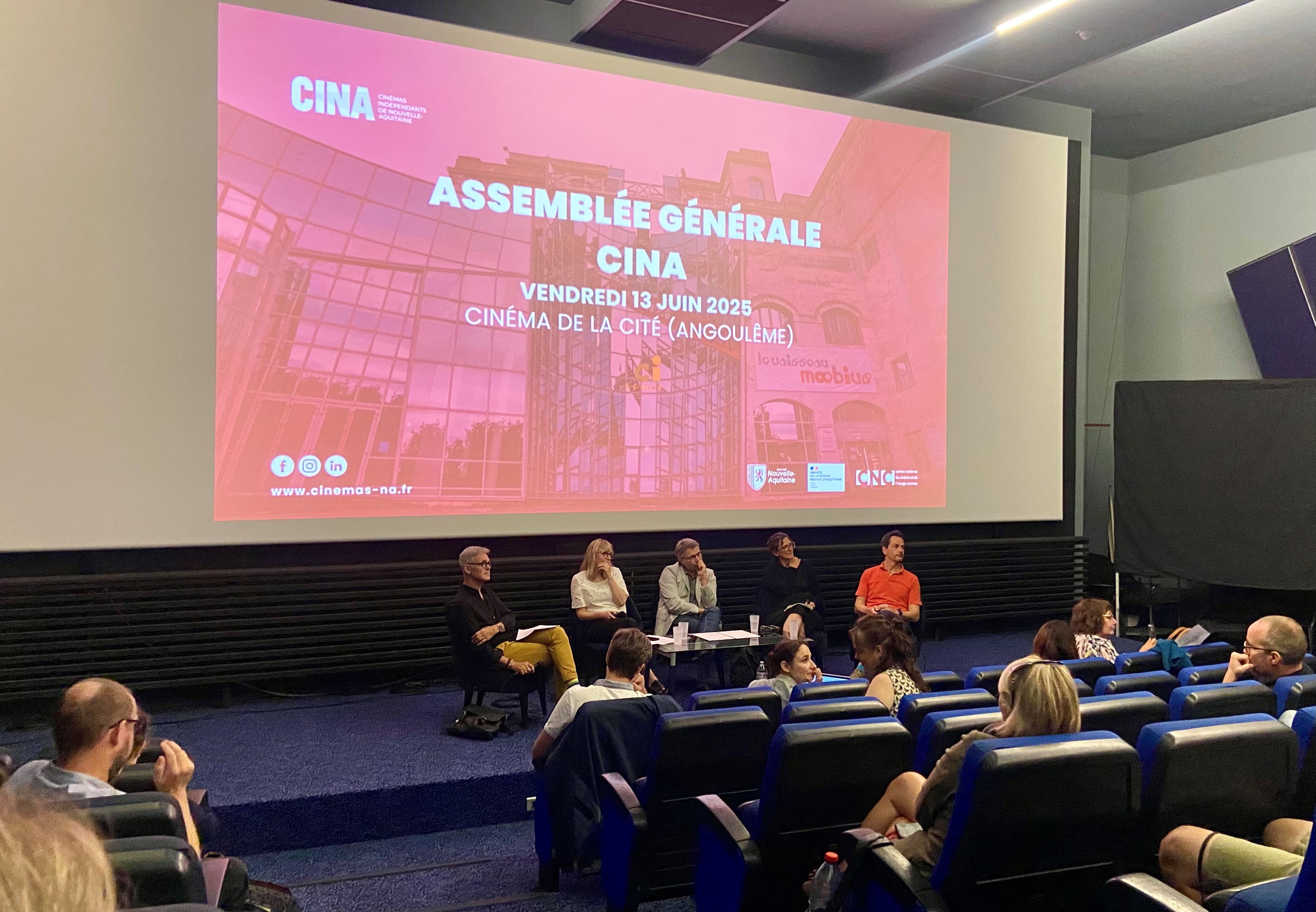 Ciné Passion à l'assemblée générale de l'association CINA - cinémas indépendants de Nouvelle Aquitaine