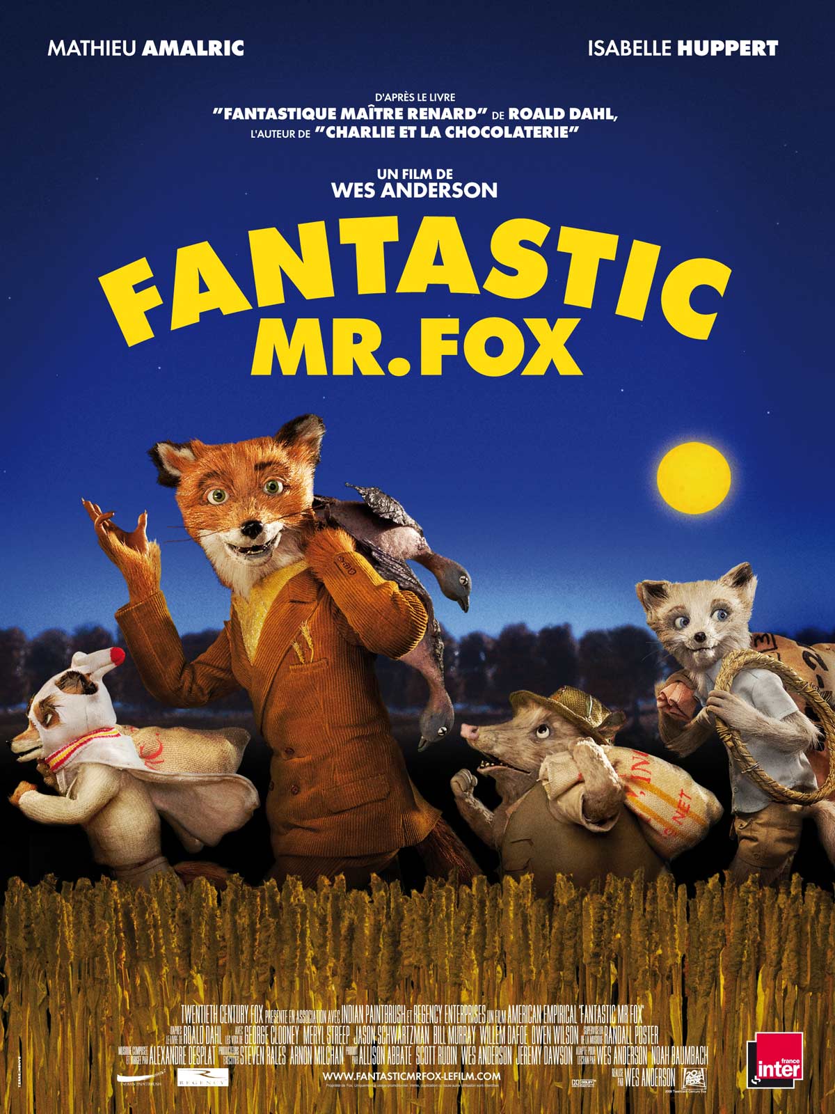 aide enseignant film Fantastic M.Fox 
