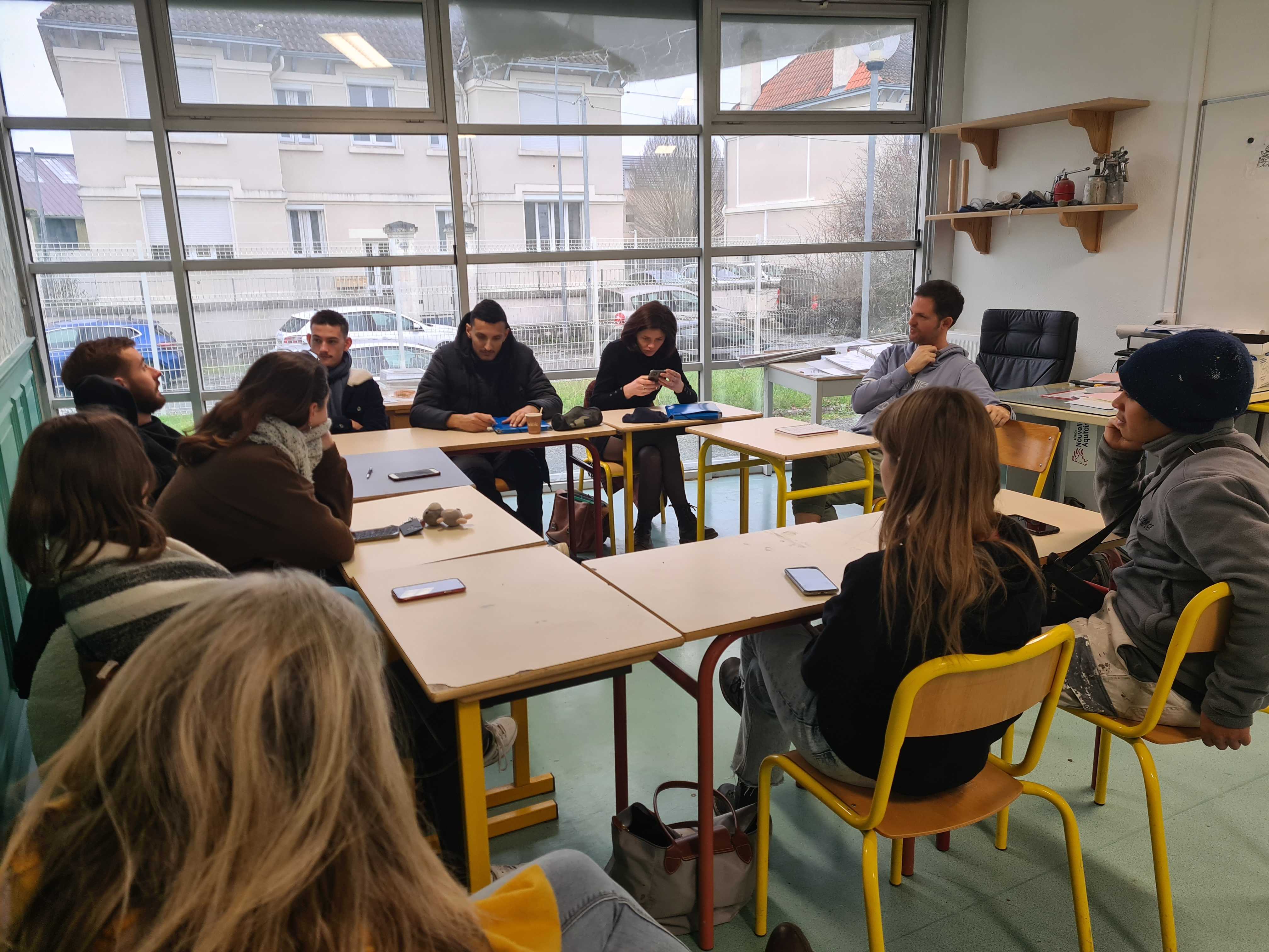 ÉCRIS TA SERIE - lancement des ateliers d'écriture scénaristique au CFA BTP de Périgueux