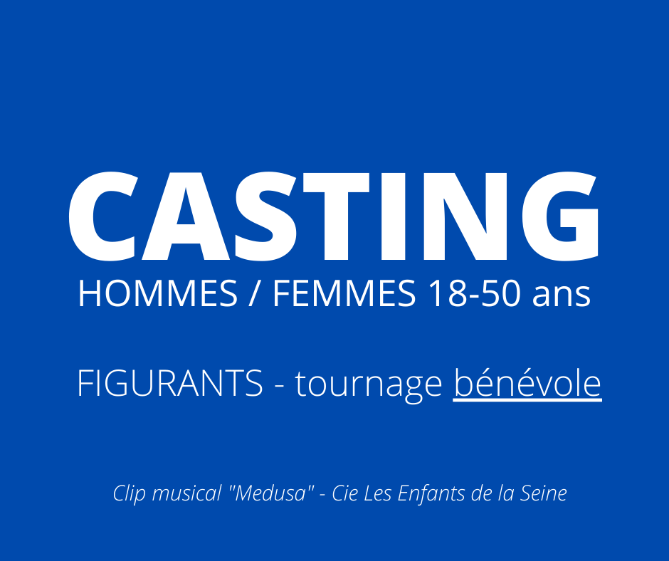 Casting Figurants H/F - clip musical Medusa