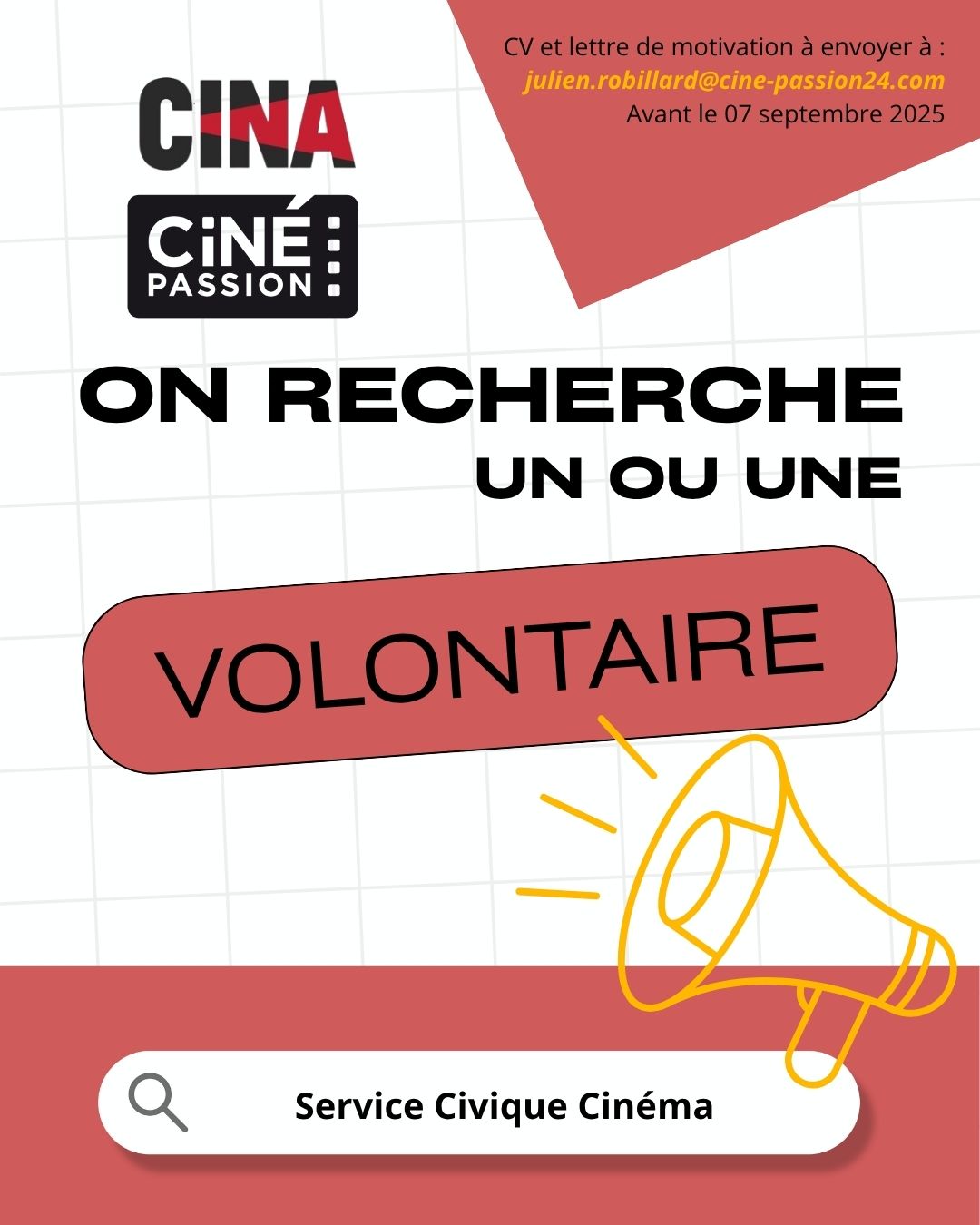 Un/Une Volontaire en Service Civique